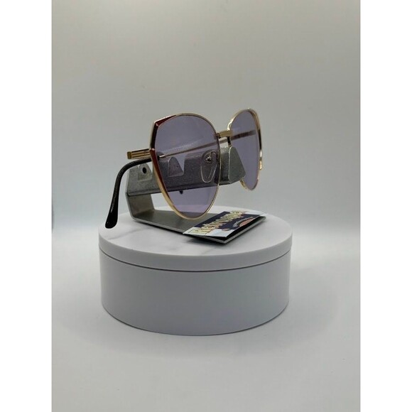 True Vintage Oversize Sunglasses NOS | Butterfly Style Purple Lens Oleg Cassini main image 5